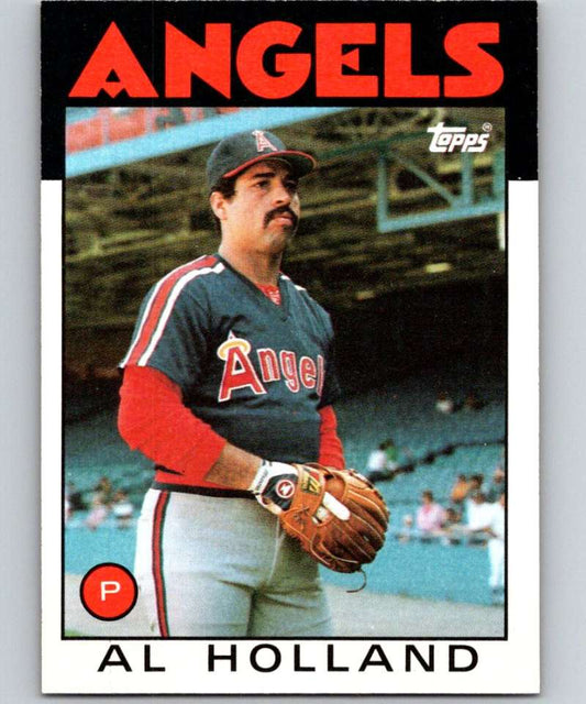 1986 Topps #369 Al Holland Angels MLB Baseball