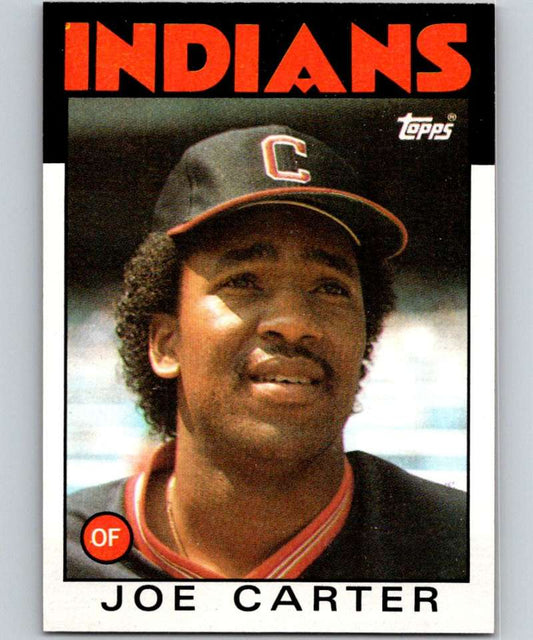 1986 Topps #377 Joe Carter Indians MLB Baseball