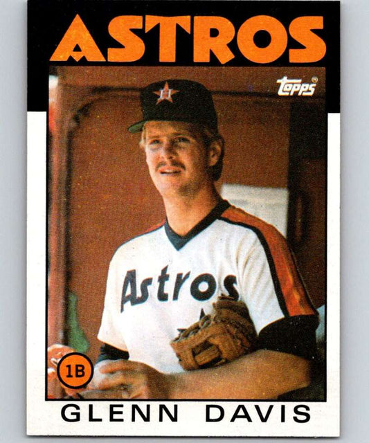 1986 Topps #389 Glenn Davis Astros MLB Baseball Image 1