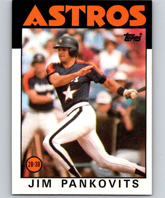 1986 Topps #618 Jim Pankovits Astros MLB Baseball