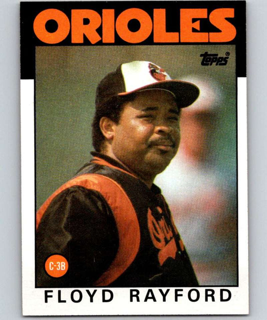 1986 Topps #623 Floyd Rayford Orioles MLB Baseball Image 1