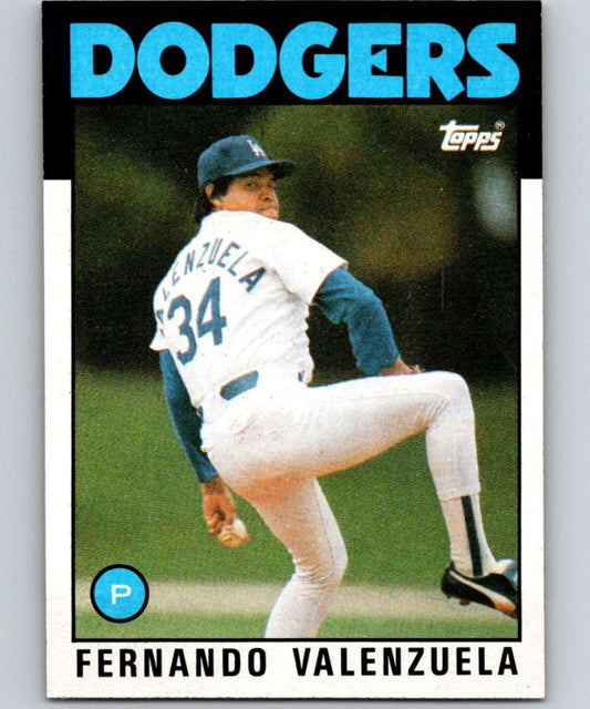 1986 Topps #630 Fernando Valenzuela Dodgers MLB Baseball