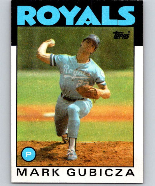 1986 Topps #644 Mark Gubicza Royals MLB Baseball