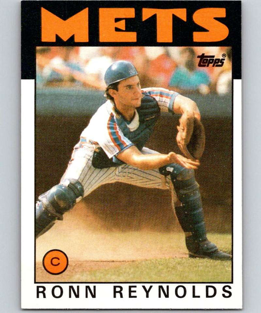 1986 Topps #649 Ronn Reynolds Mets MLB Baseball Image 1