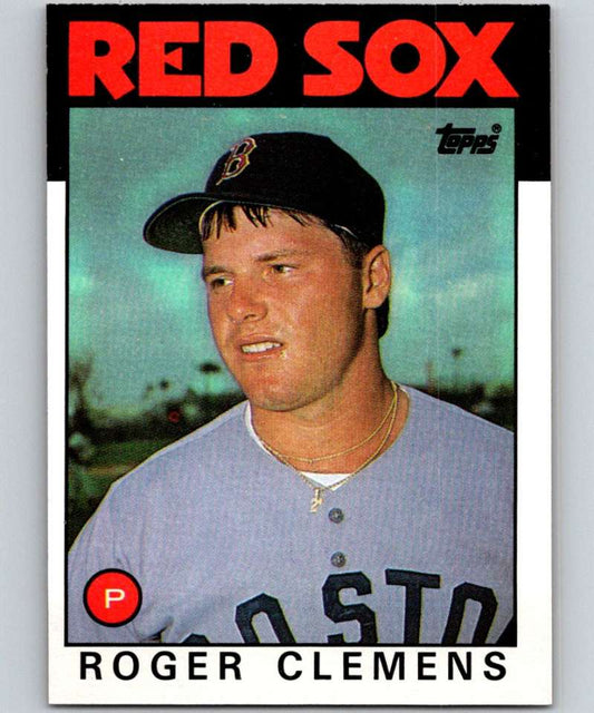 1986 Topps #661 Roger Clemens Red Sox MLB Baseball