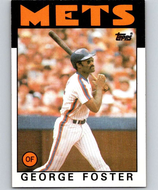 1986 Topps #680 George Foster Mets MLB Baseball