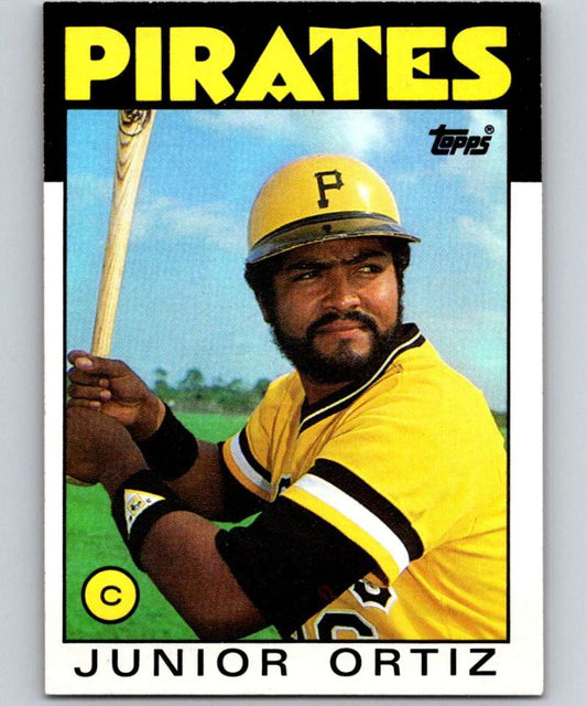 1986 Topps #682 Junior Ortiz Pirates MLB Baseball Image 1