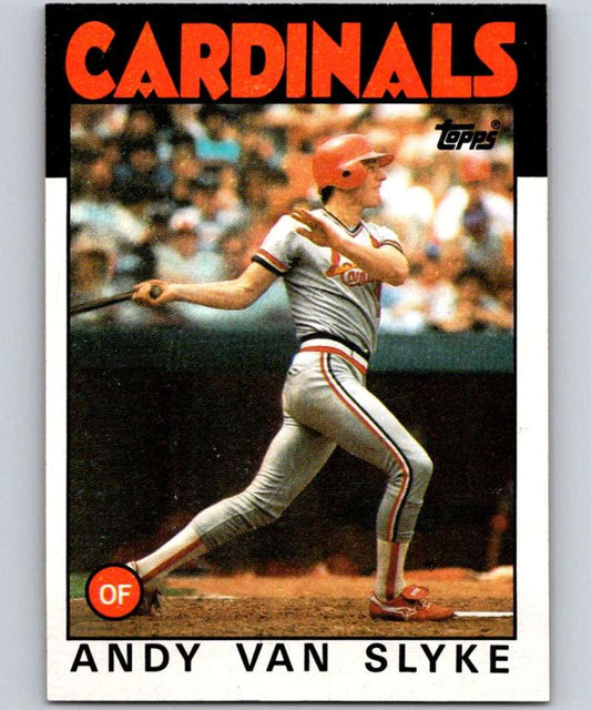 1986 Topps #683 Andy Van Slyke Cardinals MLB Baseball Image 1