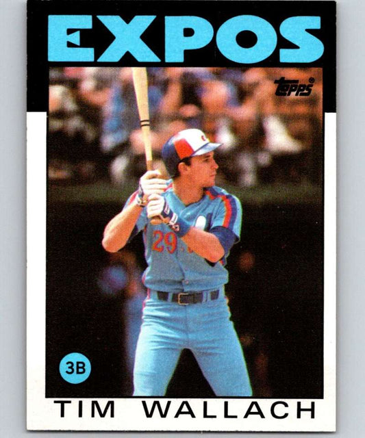 1986 Topps #685 Tim Wallach Expos MLB Baseball Image 1