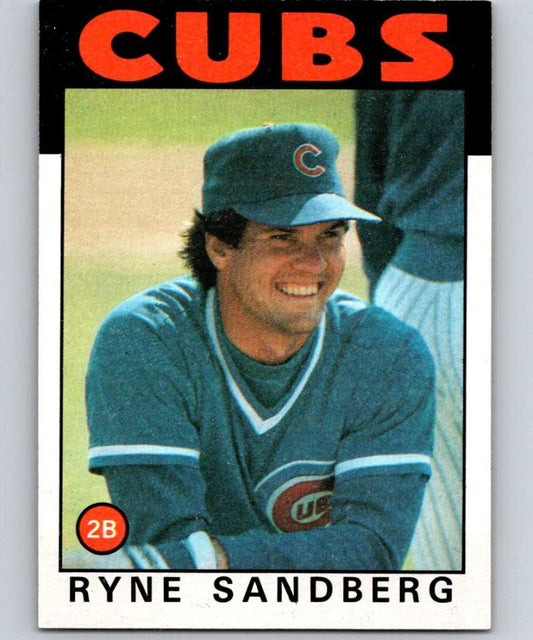 1986 Topps #690 Ryne Sandberg Cubs UER MLB Baseball