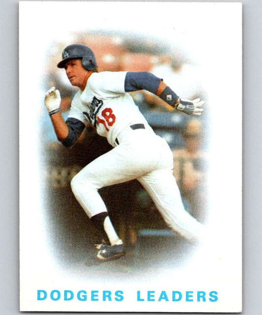 1986 Topps #696 Bill Russell Dodgers Dodgers Leaders MLB Baseball Image 1