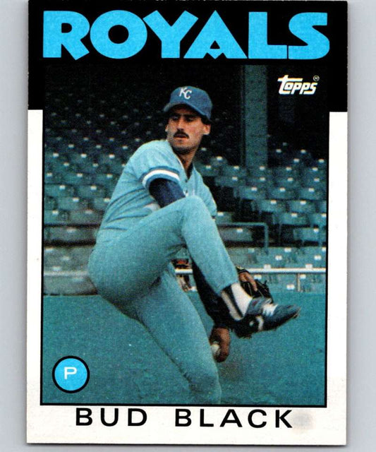 1986 Topps #697 Bud Black Royals MLB Baseball Image 1