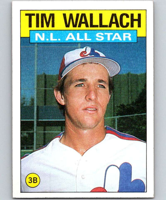 1986 Topps #703 Tim Wallach Expos AS MLB Baseball Image 1