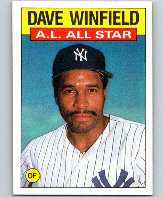 1986 Topps #717 Dave Winfield Yankees AS MLB Baseball