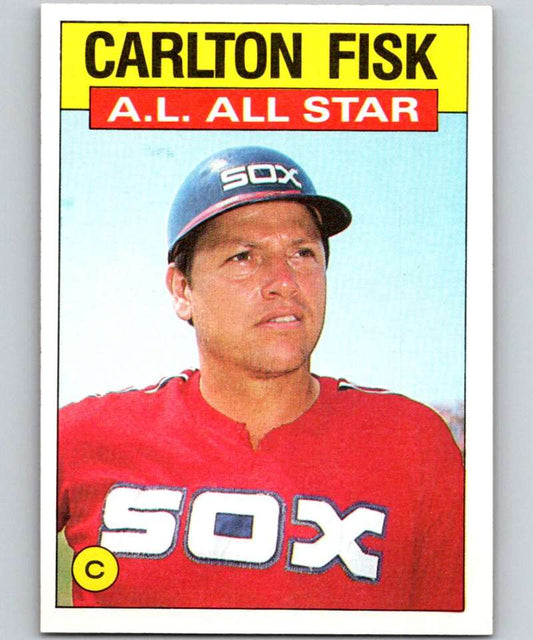 1986 Topps #719 Carlton Fisk White Sox AS MLB Baseball