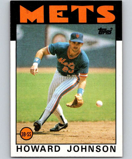 1986 Topps #751 Howard Johnson Mets MLB Baseball Image 1