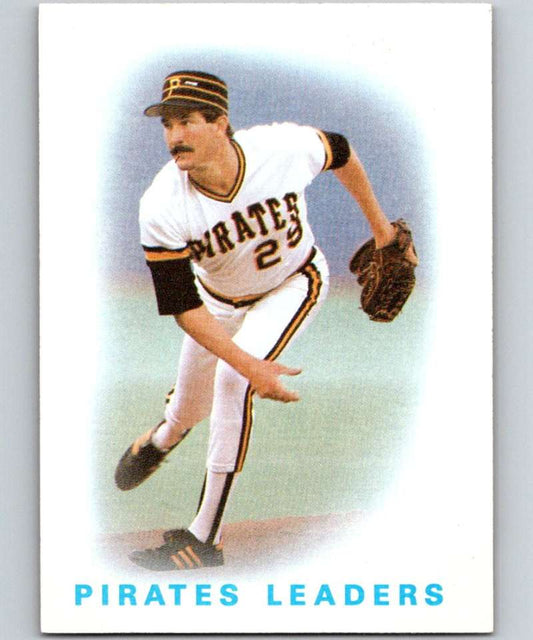 1986 Topps #756 Rick Rhoden Pirates Pirates Leaders MLB Baseball Image 1