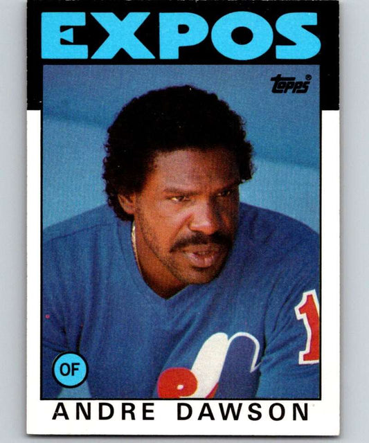 1986 Topps #760 Andre Dawson Expos MLB Baseball Image 1