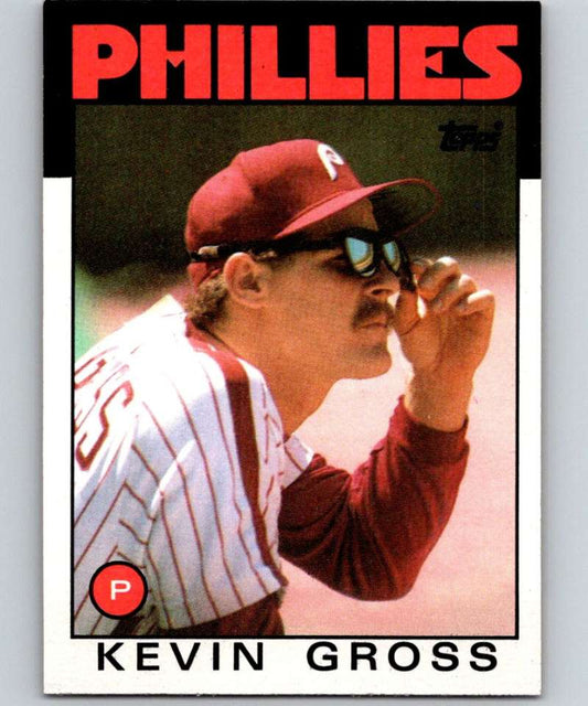 1986 Topps #764 Kevin Gross Phillies MLB Baseball Image 1