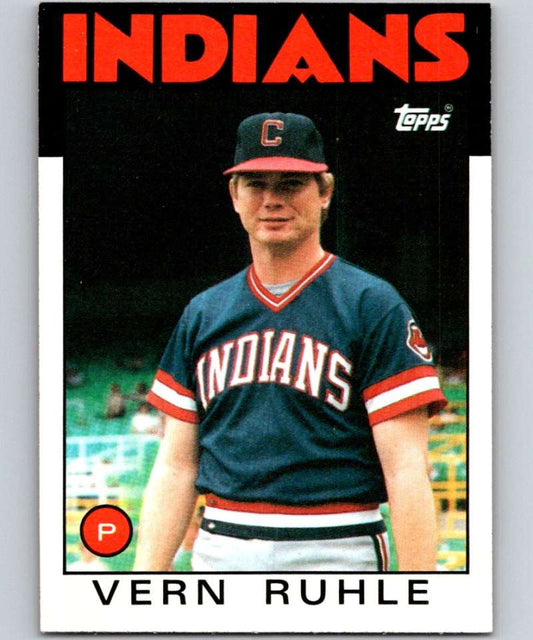 1986 Topps #768 Vern Ruhle Indians MLB Baseball