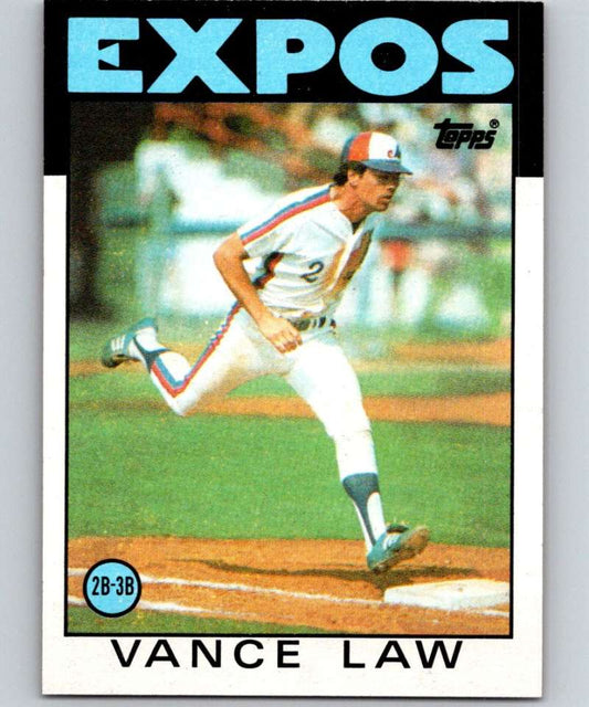1986 Topps #787 Vance Law Expos MLB Baseball Image 1