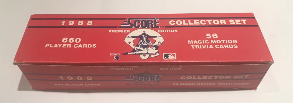 1988 Score Baseball Card Sealed Mint Factory Set 1-660 + Trivia Cards Image 1