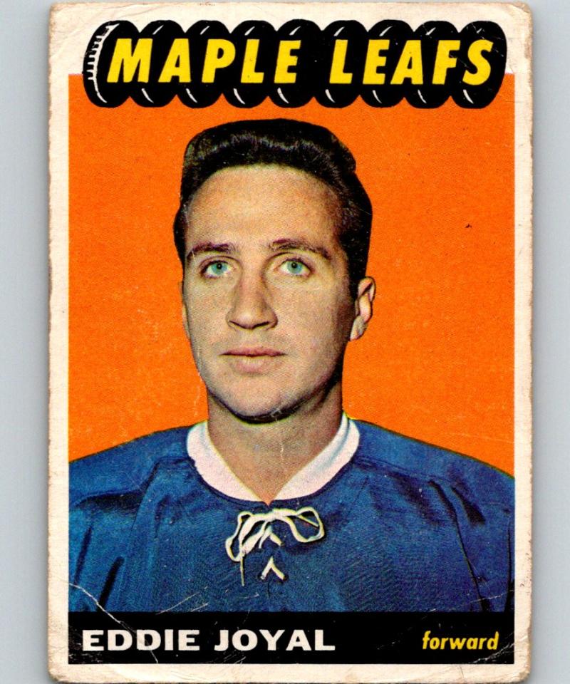 1965-66 Topps #85 Eddie Joyal RC Rookie Hockey NHL Vintage 03060