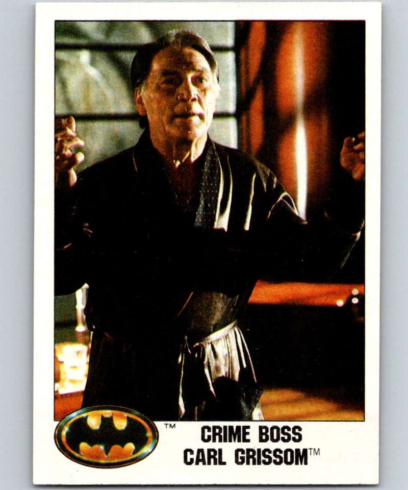 1989 Topps Batman #11 Crime Boss Carl Grissom