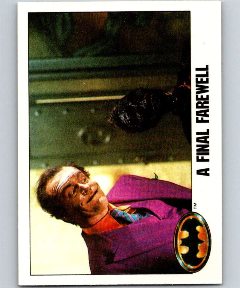 1989 Topps Batman #52 A Final Farewell