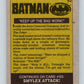 1989 Topps Batman #62 Keep up the Bad work! Image 2