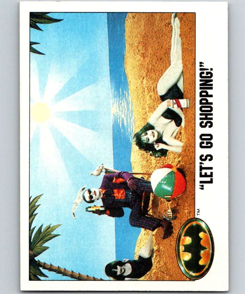 1989 Topps Batman #66 Let's Go Shopping! Image 1