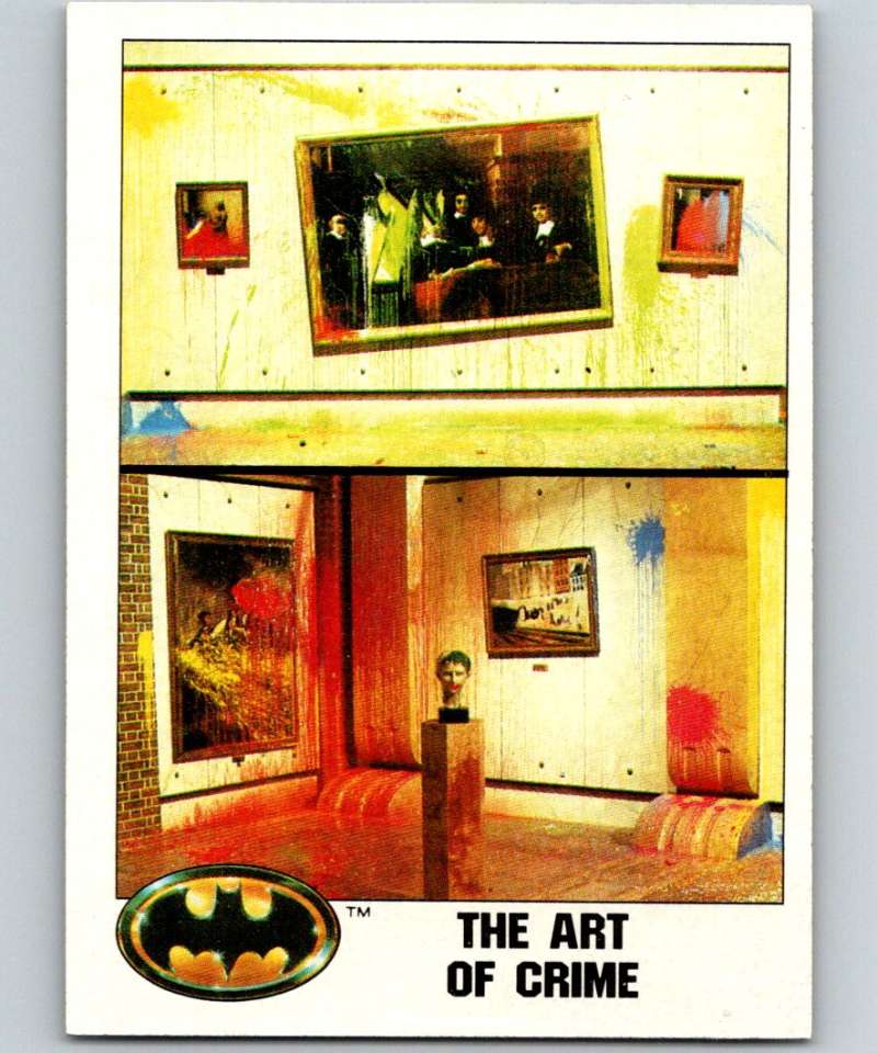 1989 Topps Batman #68 The Art of Crime Image 1
