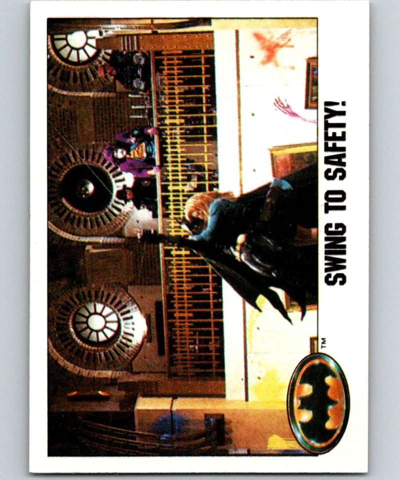1989 Topps Batman #75 Swing to Safety!