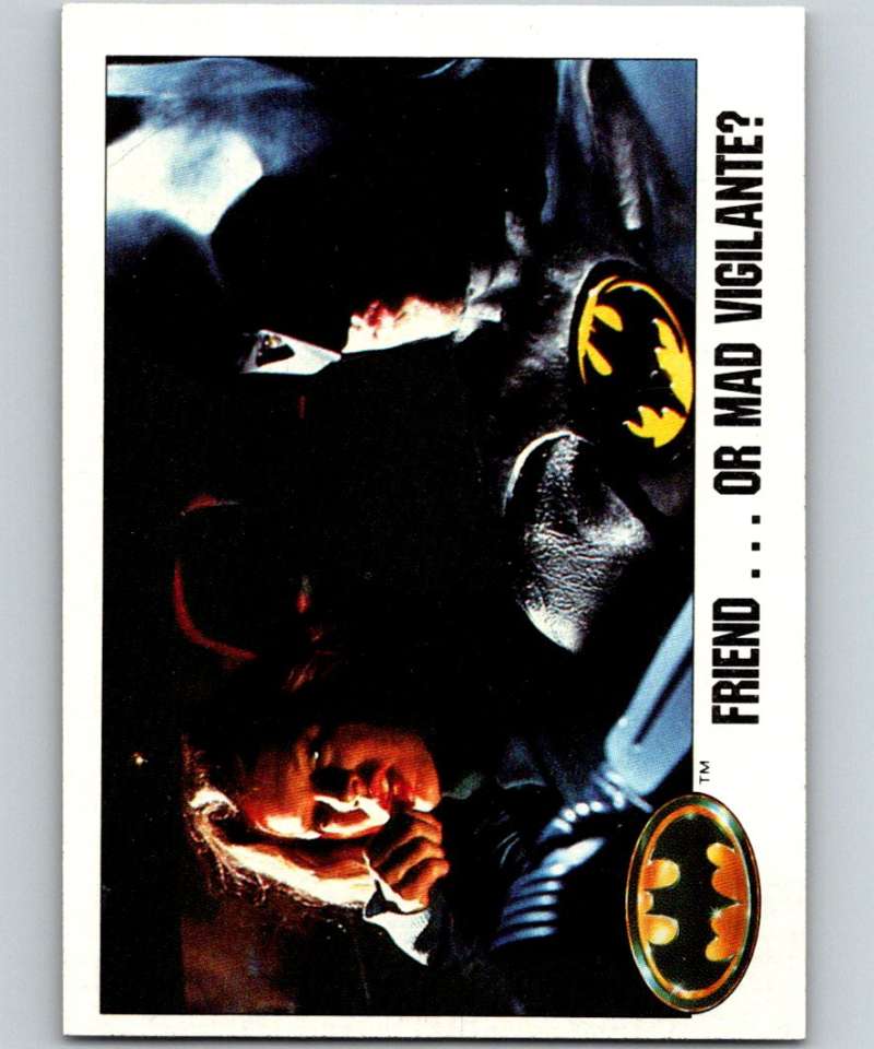 1989 Topps Batman #90 Friend...or Mad Vigilante? Image 1