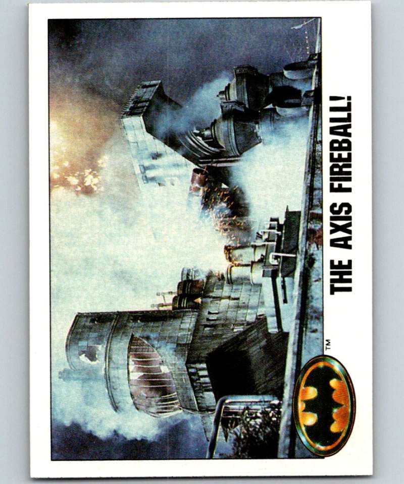 1989 Topps Batman #99 The Axis Fireball!
