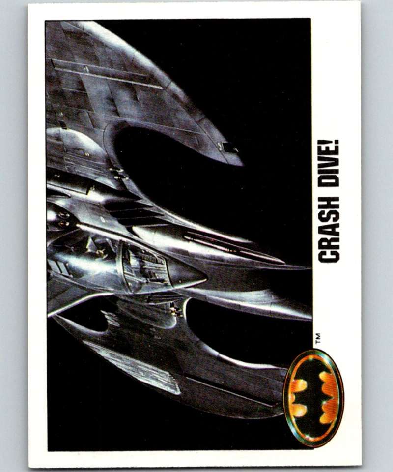 1989 Topps Batman #109 Crash Dive!