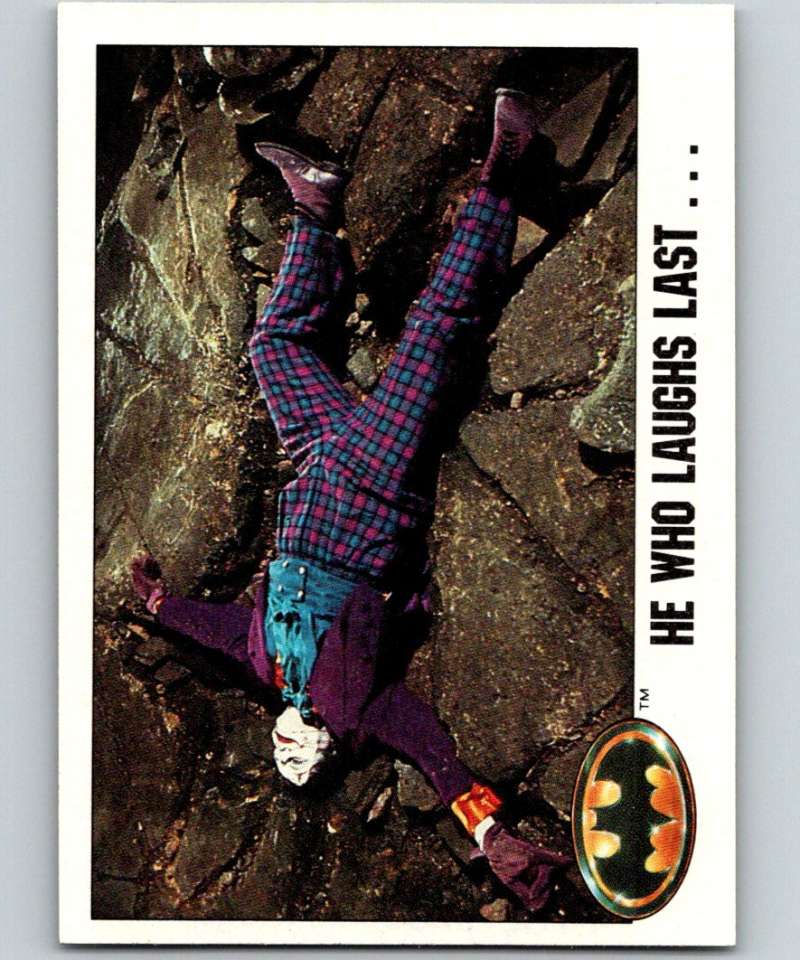 1989 Topps Batman #130 He Who Laughs Last... Image 1