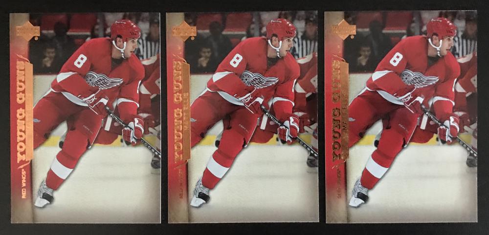 2007-08 Upper Deck #217 Matt Ellis Young Guns YG Rookie RC Lot of 3 Image 1