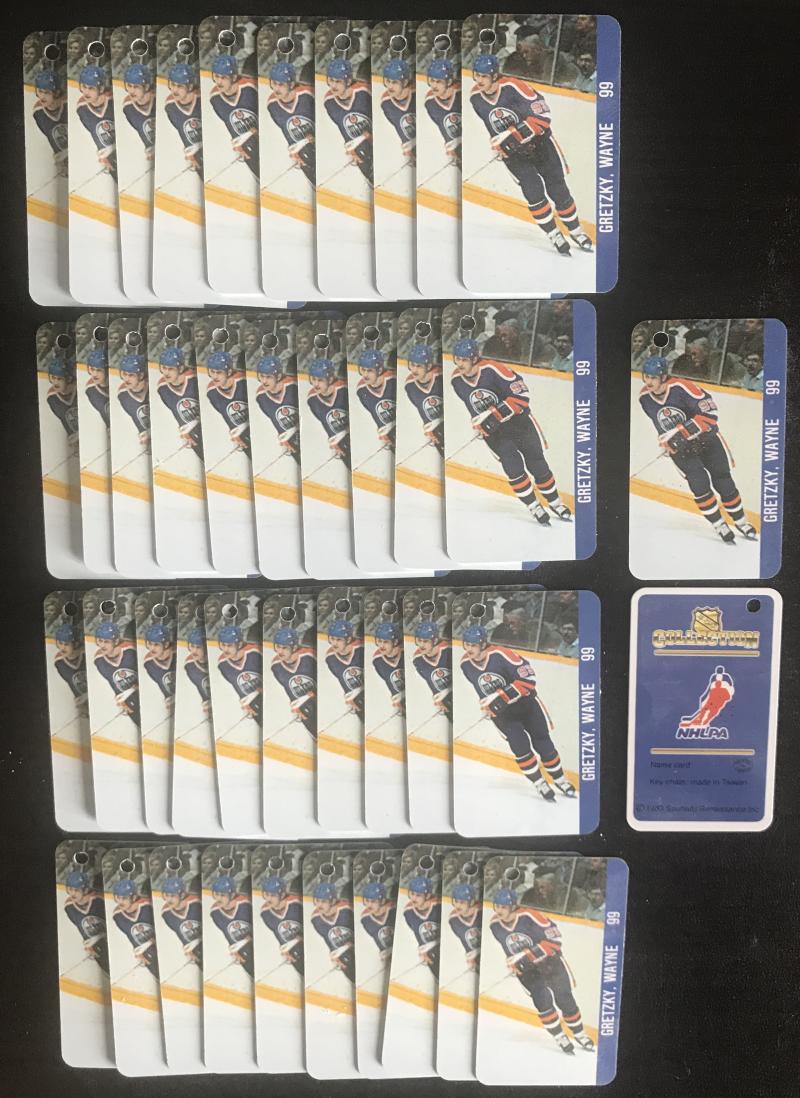 1983 Souhaits Renaissance Edmonton Oilers Gretzky / NHLPA - Lot of 40