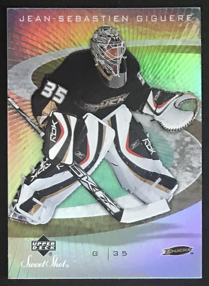 2006-07 Upper Deck Sweet Shot #3 Jean-Sebastien Giguere NHL MINT 06701