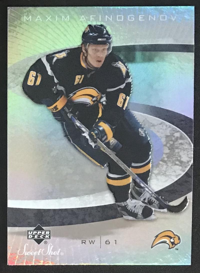 2006-07 Upper Deck Sweet Shot #14 Maxim Afinogenov NHL MINT Sabres 06709
