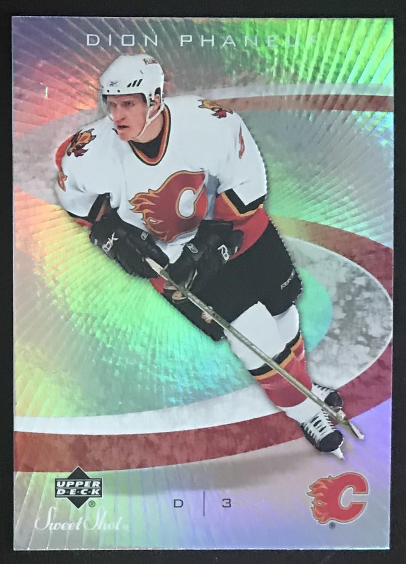 2006-07 Upper Deck Sweet Shot #18 Dion Phaneuf NHL MINT Flames 06711