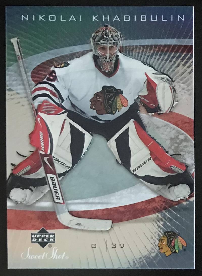 2006-07 Upper Deck Sweet Shot #23 Nikolai Khabibulin MINT Blackhawks 06714