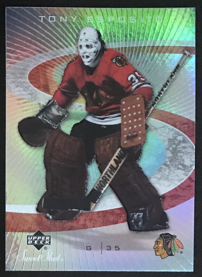 2006-07 Upper Deck Sweet Shot #26 Tony Esposito NHL Blackhawks 06717