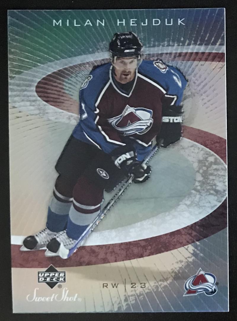 2006-07 Upper Deck Sweet Shot #29 Milan Hejduk NHL MINT Avalanche 06718