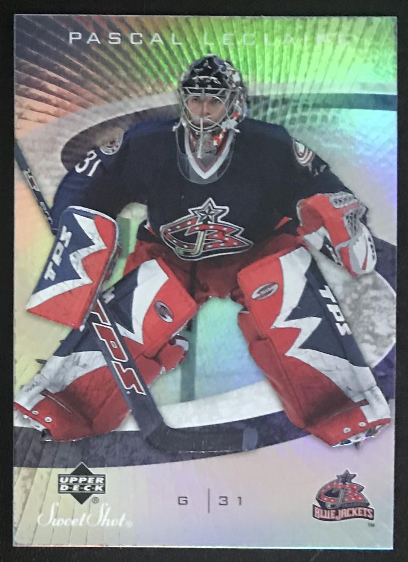 2006-07 Upper Deck Sweet Shot #33 Pascal Leclaire NHL MINT Jackets 06721