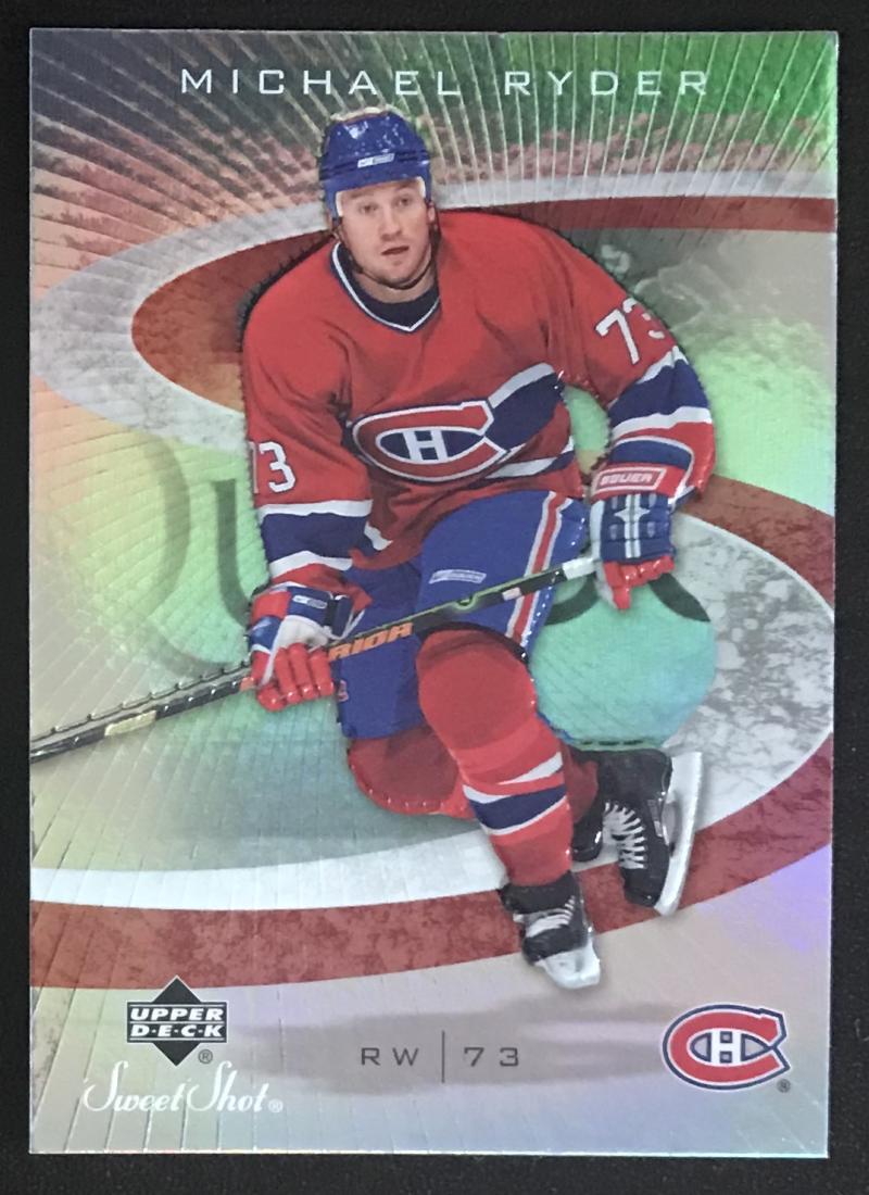 2006-07 Upper Deck Sweet Shot #57 Michael Ryder NHL MINT Canadiens 06739