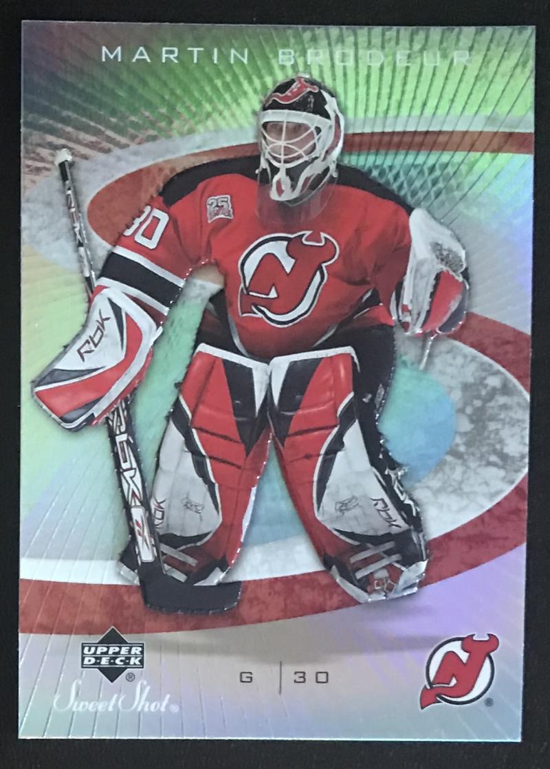 2006-07 Upper Deck Sweet Shot #63 Martin Brodeur NHL MINT NJ Devils 06743