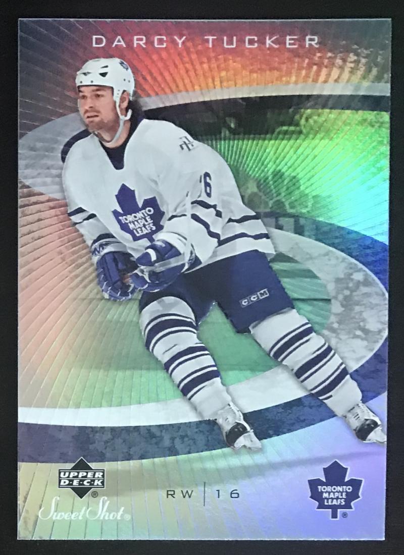 2006-07 Upper Deck Sweet Shot #95 Darcy Tucker NHL Maple Leafs 06868