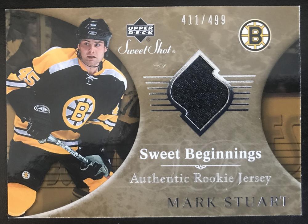 2006-07 Upper Deck Sweet Shot #106 Mark Stuart RC Rookie 411/499 06762 Image 1